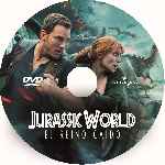 carátula cd de Jurassic World - El Reino Caido - Custom - V02
