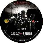carátula cd de 15:17 Tren A Paris - Custom