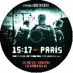 carátula cd de 15:17 Tren A Paris - Custom - V2