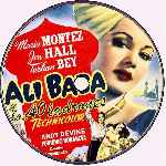 carátula cd de Ali Baba Y Los 40 Ladrones - 1944 - Custom - V2