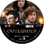 carátula cd de Outlander - Temporada 03 - Disco 03 - Custom - V2
