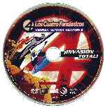 carátula cd de Los Cuatro Fantasticos - Invasion Total - Version Animada - Volumen 02