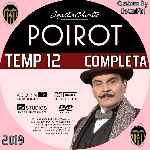 carátula cd de Agatha Christie - Poirot - Temporada 12 - Custom - V2