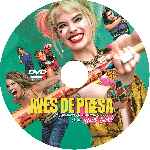 carátula cd de Aves De Presa Y La Fantabulosa Emancipacion De Harley Quinn - Custom - V3