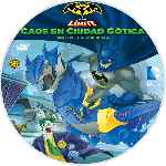 carátula cd de Batman Sin Limite - Caos En Ciudad Gotica - Custom - V2