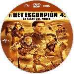 cartula cd de El Rey Escorpion 4 - La Llave Del Poder - Custom