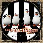 carátula cd de Los Pinguinos De Madagascar - La Pelicula - Custom - V3