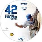 carátula cd de 42 - La Verdadera Historia De Una Leyenda Del Deporte - Custom - V2