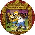 carátula cd de Los Simpson Clasicos - Muy Fuerte Para Tv - Custom