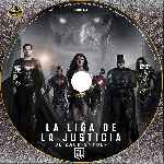 carátula cd de La Liga De La Justicia De Zack Snyder - Custom - V2