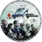 carátula cd de Fast & Furious 7- Custom - V3
