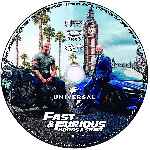 carátula cd de Fast Furious - Hobbs Shaw - Custom - V3