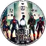 carátula cd de Liga De La Justicia - 2017 - Custom - V10