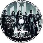 carátula cd de La Liga De La Justicia De Zack Snyder - Custom - V3