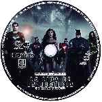 carátula cd de La Liga De La Justicia De Zack Snyder - Custom - V6