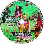 carátula cd de Aves De Presa Y La Fantabulosa Emancipacion De Harley Quinn - Custom - V6