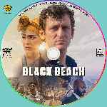 carátula cd de Black Beach - Custom