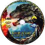 carátula cd de Dragonheart 4 -corazon De Fuego - Custom - V4