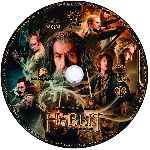 carátula cd de El Hobbit - La Desolacion De Smaug - Custom - V15