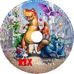 carátula cd de Rex - Un Dinosaurio En Nueva York - Custom - V2