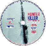 carátula cd de Hunter Killer - Caza En Las Profundidades - Custom - V4