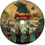 carátula cd de Jumanji - Bienvenidos A La Jungla - Custom - V5