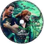 carátula cd de Jurassic World - El Reino Caido - Custom - V10