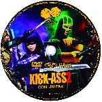 cartula cd de Kick-ass 2 - Con Un Par - Custom - V4