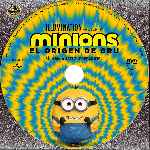carátula cd de Minions - El Origen De Gru - Custom - V03