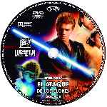 carátula cd de Star Wars - Episodio Ii - El Ataque De Los Clones - Custom - V5
