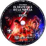 carátula cd de Star Wars - Episodio Vii - El Despertar De La Fuerza - Custom - V4
