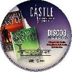 cartula cd de Castle - Temporada 01 - Disco 03 - Custom
