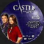 cartula cd de Castle - Temporada 03 - Disco 05 - Custom
