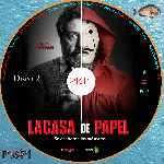 cartula cd de La Casa De Papel - Temporada 01 - Disco 02 - Custom 