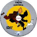 cartula cd de Las Aventuras De Tintin - Tintin En America - Custom - V2