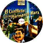 carátula cd de Los Hermanos Marx - El Conflicto De Los Hermanos Marx - Custom - V4