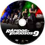 cartula cd de Rapidos Y Furiosos 9 - Custom