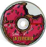 carátula cd de Los Simpson - La Pelicula