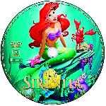 cartula cd de La Sirenita - Clasicos Disney - Custom - V6