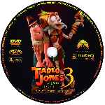 carátula cd de Tadeo Jones 3 - La Tabla Esmeralda - Custom - V4