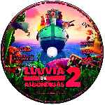 cartula cd de Lluvia De Albondigas 2 - Custom - V4