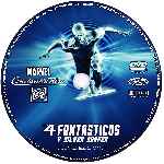 carátula cd de Los 4 Fantasticos Y Silver Surfer - Custom - V09