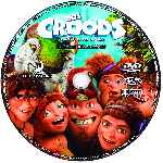 cartula cd de Los Croods - Una Aventura Prehistorica - Custom