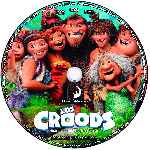 carátula cd de Los Croods - Una Aventura Prehistorica - Custom - V4