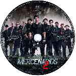 carátula cd de Los Mercenarios 2 - Custom - V09