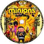cartula cd de Minions - El Origen De Gru - Custom - V08