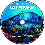 carátula cd de Los Pitufos - La Aldea Escondida - Custom - V6