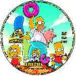 carátula cd de Los Simpson - La Pelicula - Custom - V6