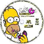 carátula cd de Los Simpson - La Pelicula - Custom - V7