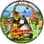carátula cd de Madagascar 2 - Custom - V6